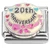 Twentieth Anniversary 20th Italian Charm