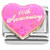Pink Tenth Anniversary 10th Italian Charm