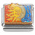 Sun Moon Sky Italian Charm