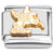 White Pegasus Flying Italian Charms
