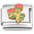 Red Flower Vine Italian Charms