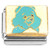 Blue Cartoon Bear Italian Charms