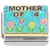 Mother of Four Flowers Blue Glitter Italian Charms
