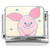 Piglet Smiling Pig Face Italian Charm