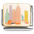 New York Skyline Statue of Liberty Italian Charm