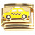 Taxi Cab Car Gold Base Italian Charm