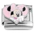 Cartoon Mouse Pink Heart Italian Charm
