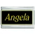 Angela Name Black Superlink Italian Charm