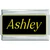 Ashley Name Black Superlink Italian Charm