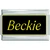 Beckie Name Black Superlink Italian Charm