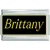 Brittany Name Black Superlink Italian Charm