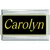 Carolyn Name Black Superlink Italian Charm