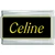 Celine Name Black Superlink Italian Charm