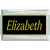 Elizabeth Name Black Superlink Italian Charm