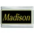 Madison Name Black Superlink Italian Charm