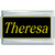 Theresa Name Black Superlink Italian Charm