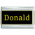 Donald Name Black Superlink Italian Charm