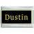 Dustin Name Black Superlink Italian Charm