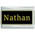 Nathan Name Black Superlink Italian Charm