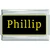 Phillip Name Black Superlink Italian Charm