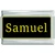 Samuel Name Black Superlink Italian Charm