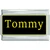 Tommy Name Black Superlink Italian Charm
