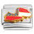 Red White Blue Flag New Jersey State Outline Italian Charm