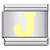 Yellow Letter J Italian Charm