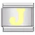Yellow Letter J Italian Charm