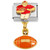 Red Football Player Dangle Italian Charm