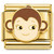 Monkey Angel Gold Base Italian Charm
