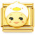 Chick Angel Gold Base Italian Charm