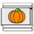 Orange Pumpkin Value Italian Charm