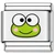 Green Smiling Frog Face Value Italian Charm