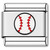 Baseball Red Thread Value Italian Charm