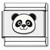 Panda Face Value Italian Charm