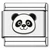 Panda Face Value Italian Charm