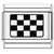 Checker Racing Flag Value Italian Charm