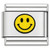 Yellow Smile Face Value Italian Charm