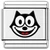 Black Cat Cartoon Face Value Italian Charm