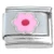 Cute Pink Flower Italian Charm
