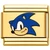 Sonic the Hedgehog Gold Value Italian Charm