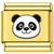 Panda Face Gold Value Italian Charm