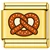 Salted Pretzel Gold Value Italian Charm