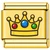 Royal Crown Gold Value Italian Charm