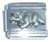 Triceratops Dinosaur Italian Charm