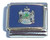 Michigan State Flag Italian Charm