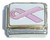 Pink Ribbon Italian Charm