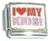 I Love My Kids Italian Charm