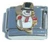 Snowman Italian Charm